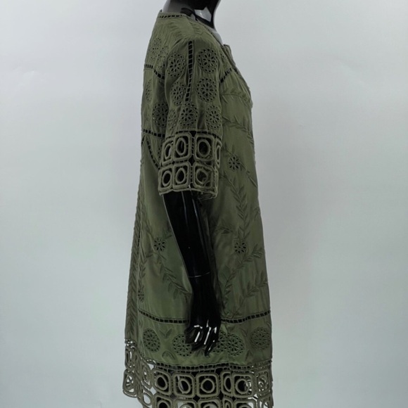 Sea New York Olive Green Mini Dress size 0 - Picture 12 of 16